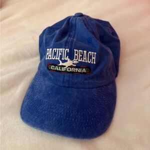 Blue Pacific Beach baseball hat